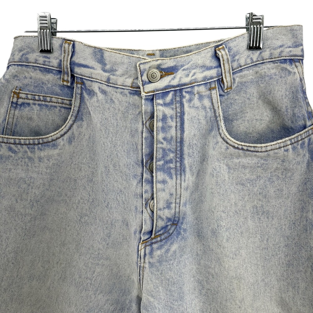 90s Jordache Button Fly Jeanjer High Waisted Mom Jeans SZ 13/13 29x29 VTG 1990s